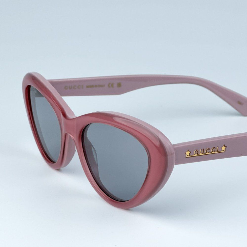 SALE! NEW Gucci GG1170S 004 Pink Grey Cat Eye Women Sunglasses GG 1170S - Picture 12 of 15